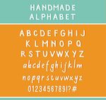 手写字母和数字