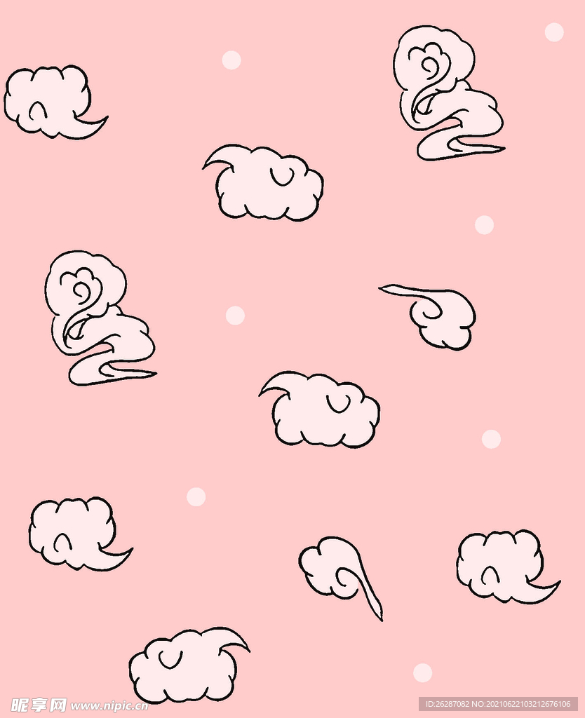 小碎花 云彩