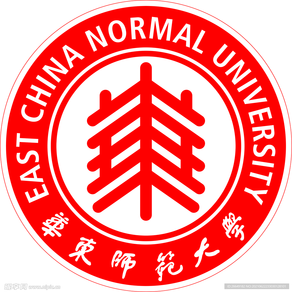 华东师范大学 校徽 LOGO图