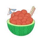 西瓜冰淇淋