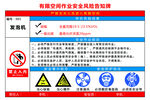 有限空间作业安全告知牌