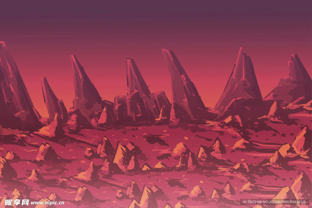 火星背景 
