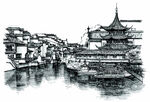 江畔美景