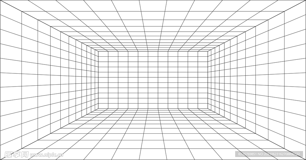 空间透视网格线