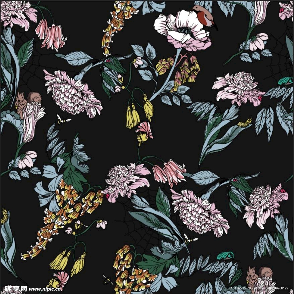 手绘花
