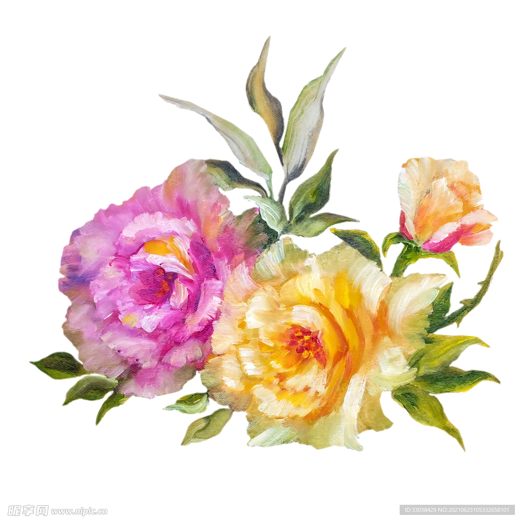 手绘花
