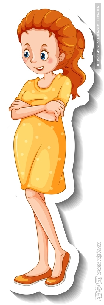 卡通女人 