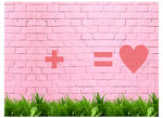 爱的方程式 爱的加减法合影墙