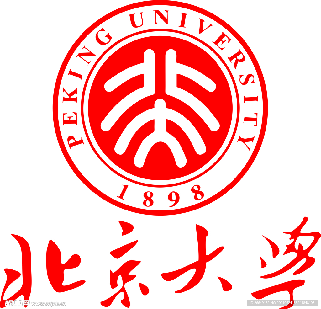 北京大学校徽logo