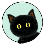 黑猫 插画