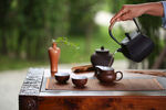 斟茶