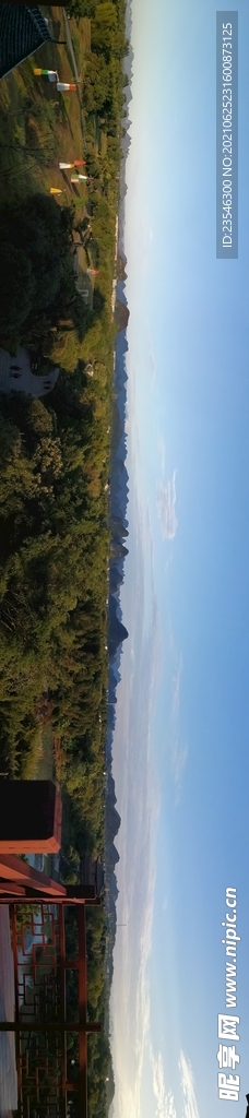 塔楼俯视桂林山水