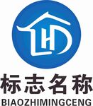 ZH 字母 房产 logo  