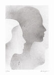 人物磨砂挂画
