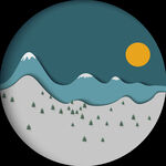抽象山水