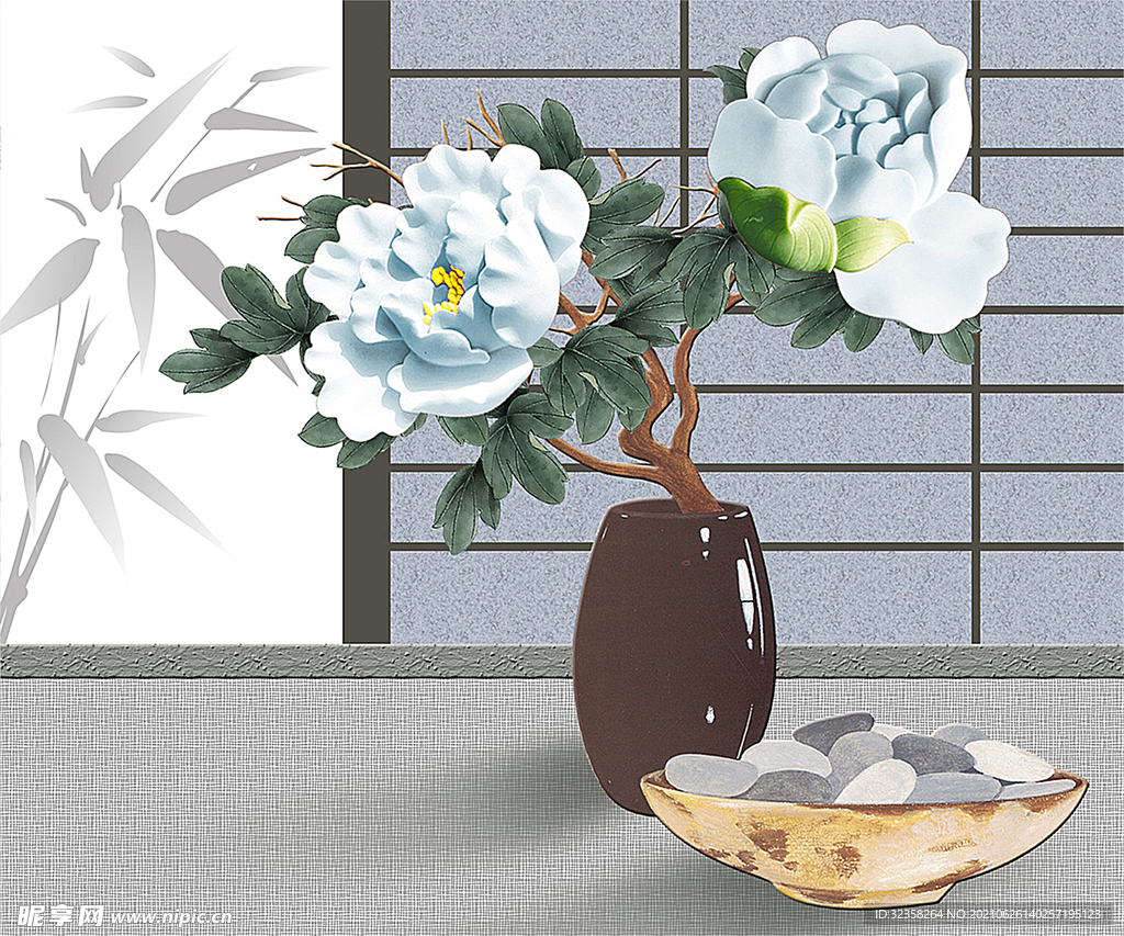 手绘花卉