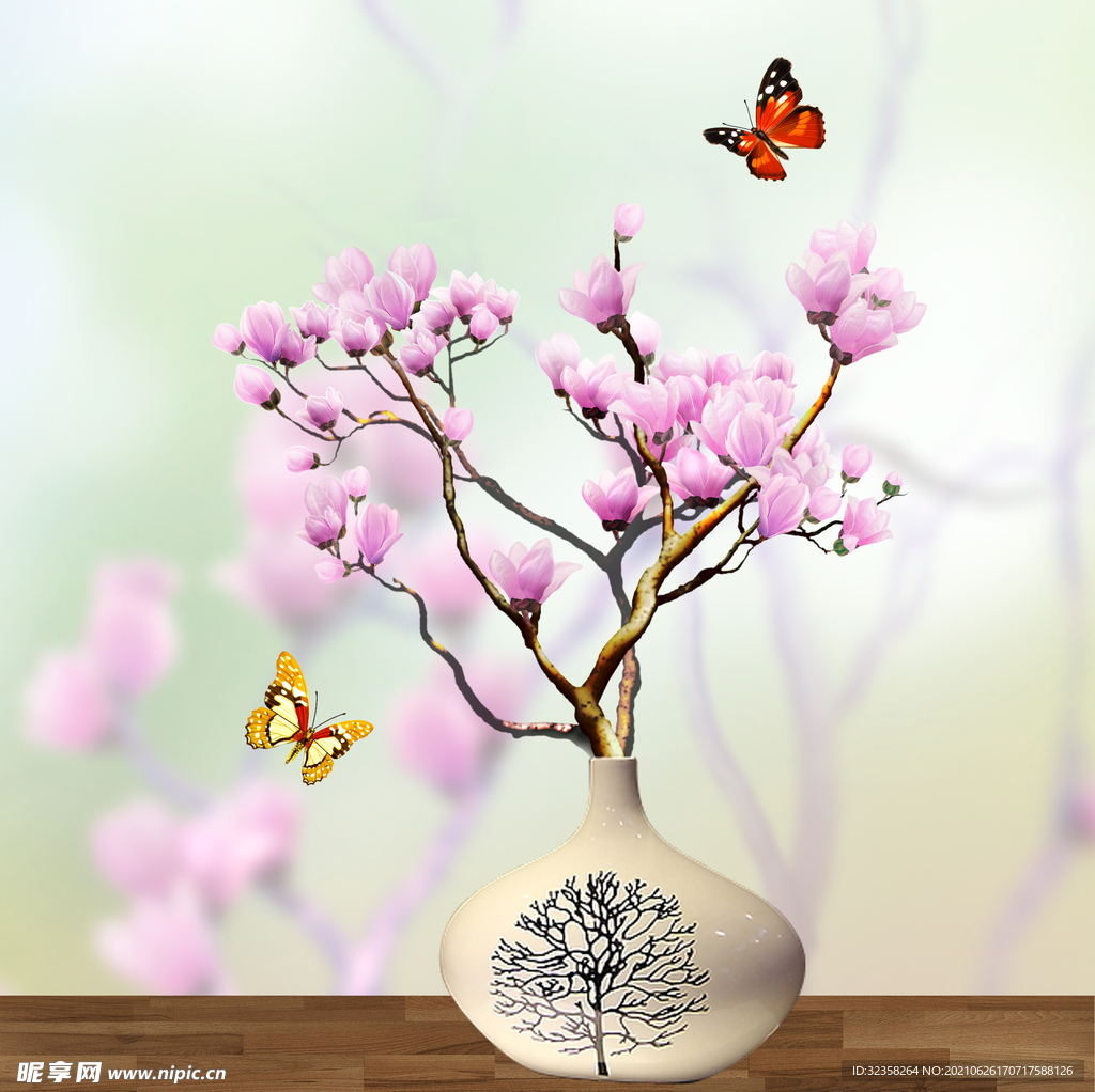 玉兰花瓶