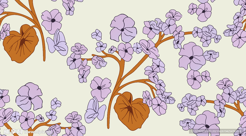 手绘花