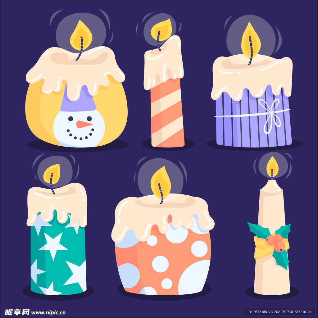 圣诞节蜡烛 