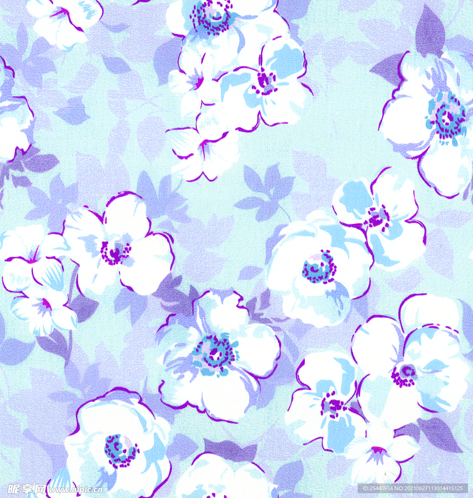 水彩花