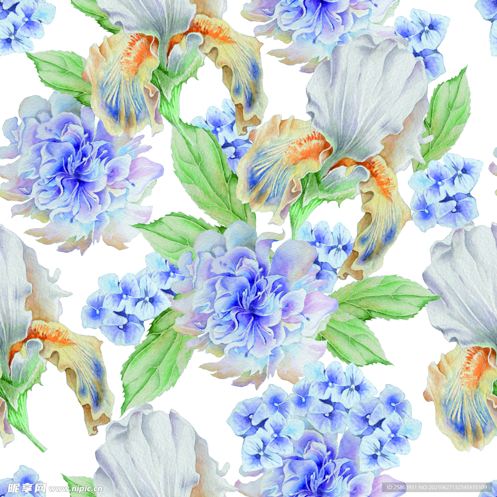 手绘花