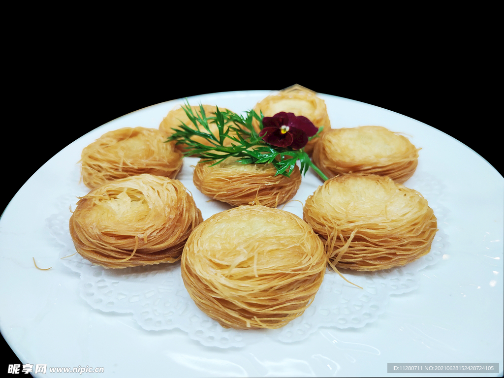 豆沙千丝饼