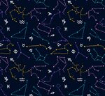 星座无缝背景