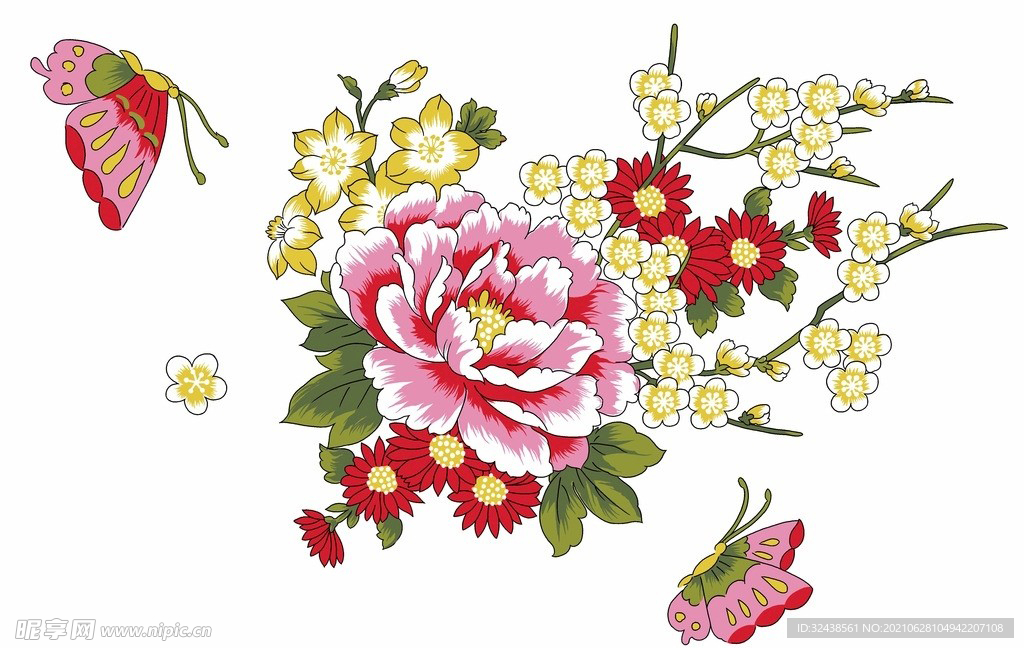 大牌  花  蝴蝶