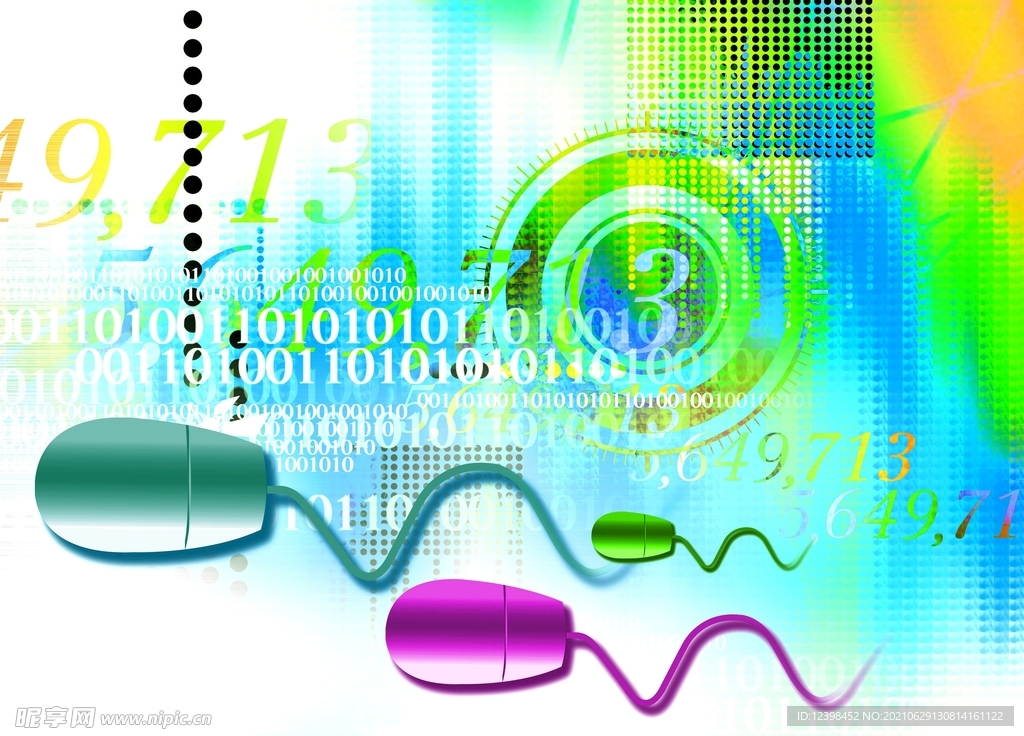 数码网络电子题材背景