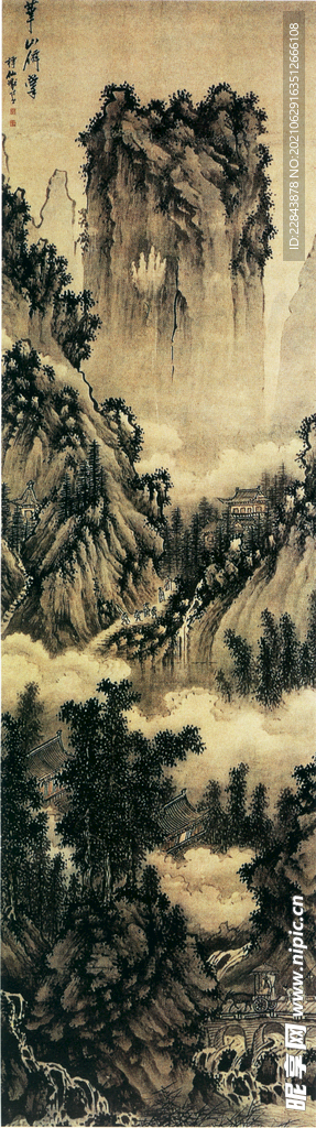 名家字画 古典字画  水墨画 