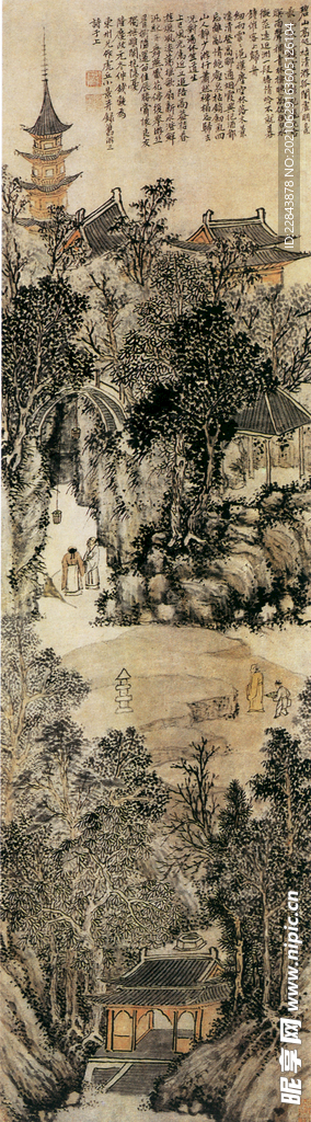 名家字画 古典字画  水墨画 