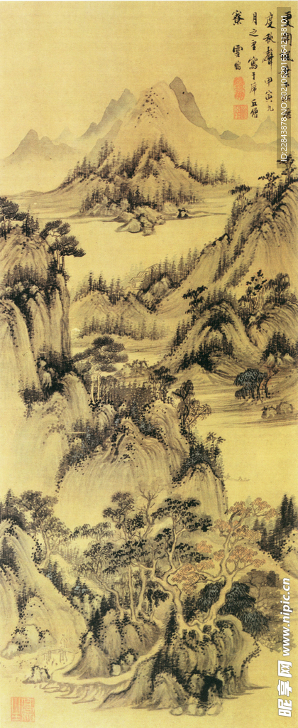 名家字画 古典字画  水墨画 