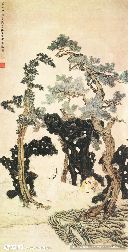 名家字画 古典字画  水墨画 