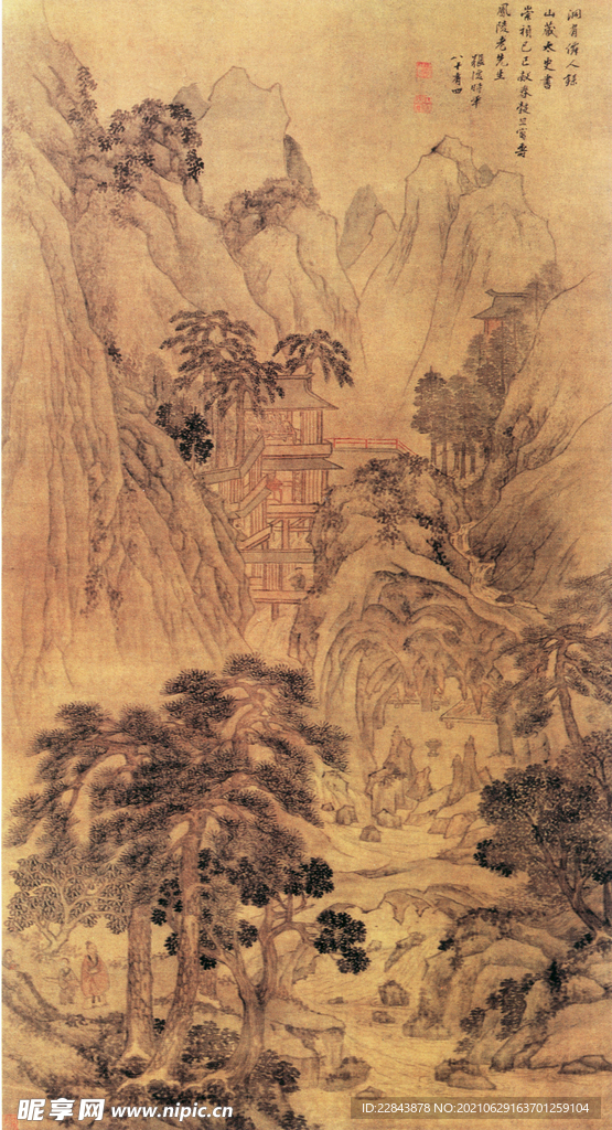 名家字画 古典字画  水墨画 