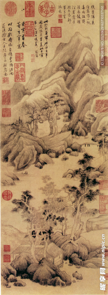 名家字画 古典字画  水墨画 