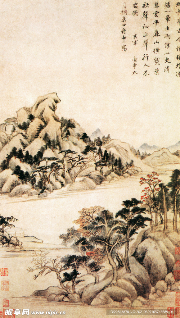 名家字画 古典字画  水墨画 