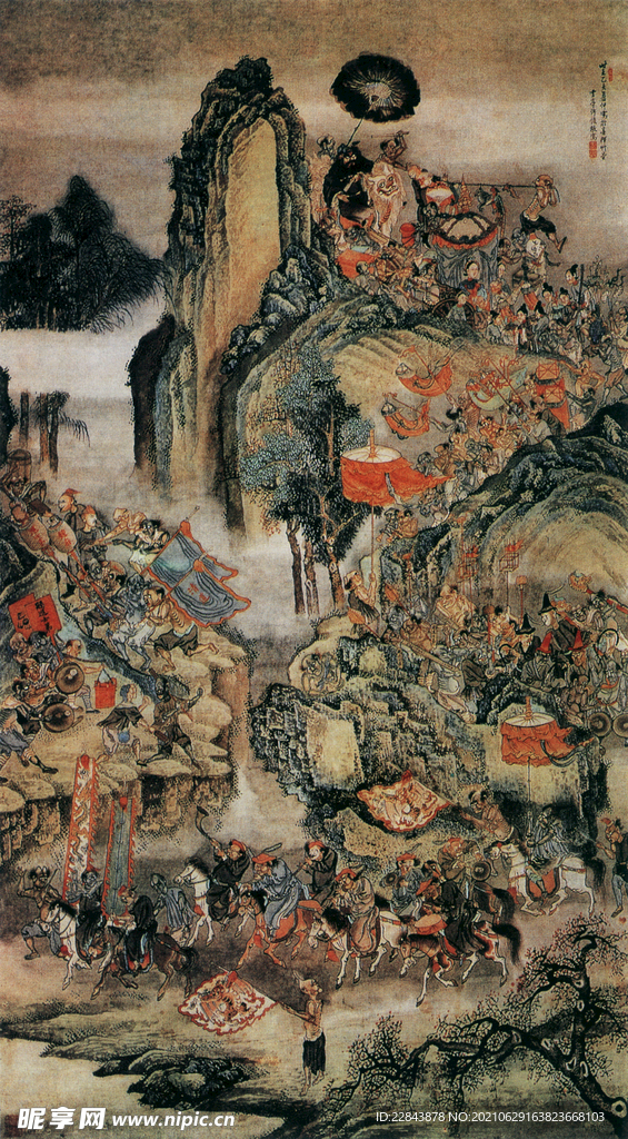 名家字画 古典字画  水墨画 