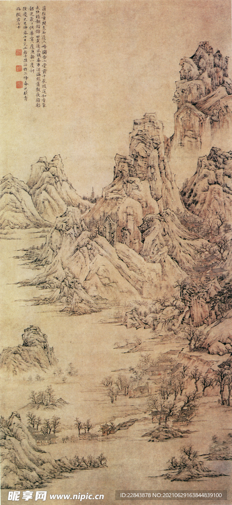名家字画 古典字画  水墨画 