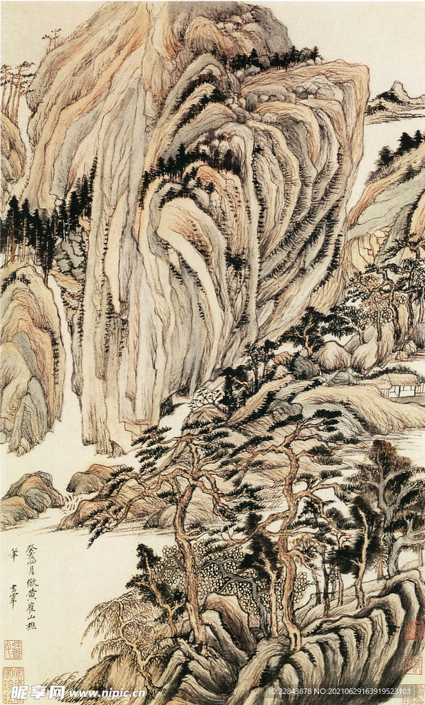 名家字画 古典字画  水墨画 