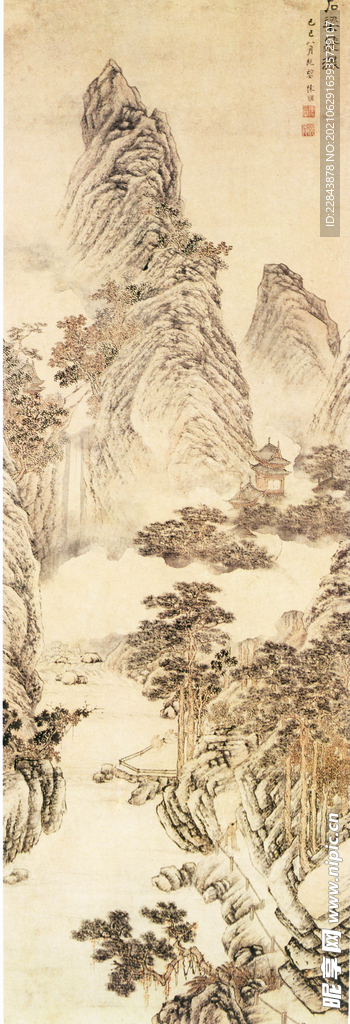 名家字画 古典字画  水墨画 