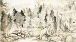名家字画 古典字画  水墨画 