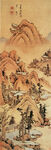 名家字画 古典字画 山水画  