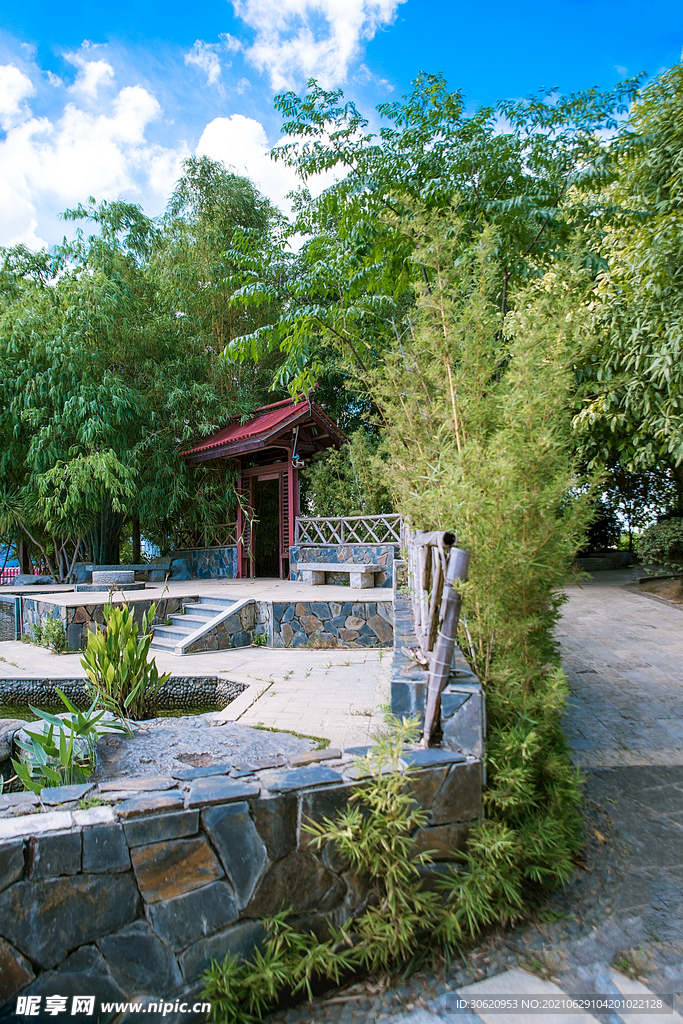 古建筑 庭院