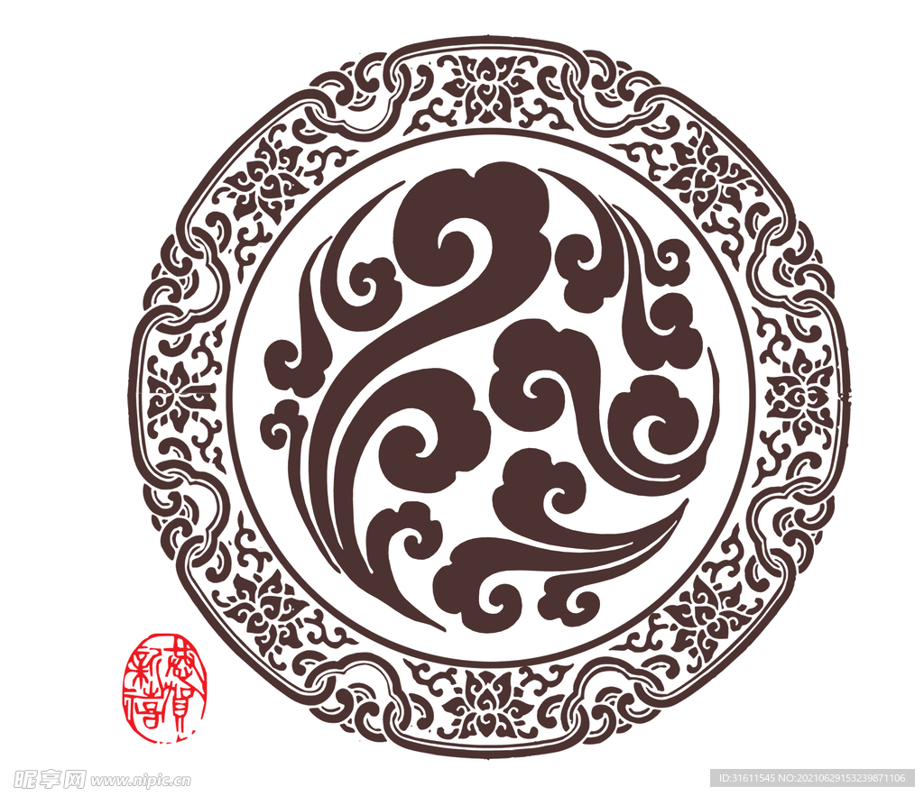 盘子图案