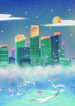 梦幻背景