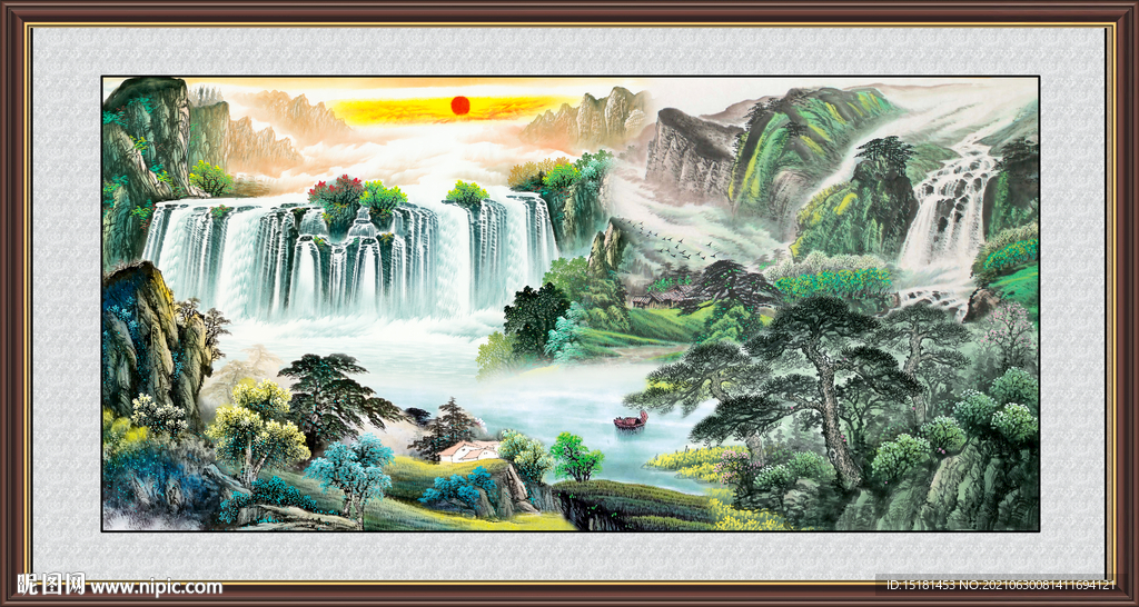 山水画 