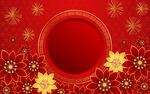 红色喜庆春节背景