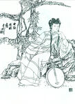 绿荫仕女