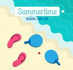 夏季海滩插画