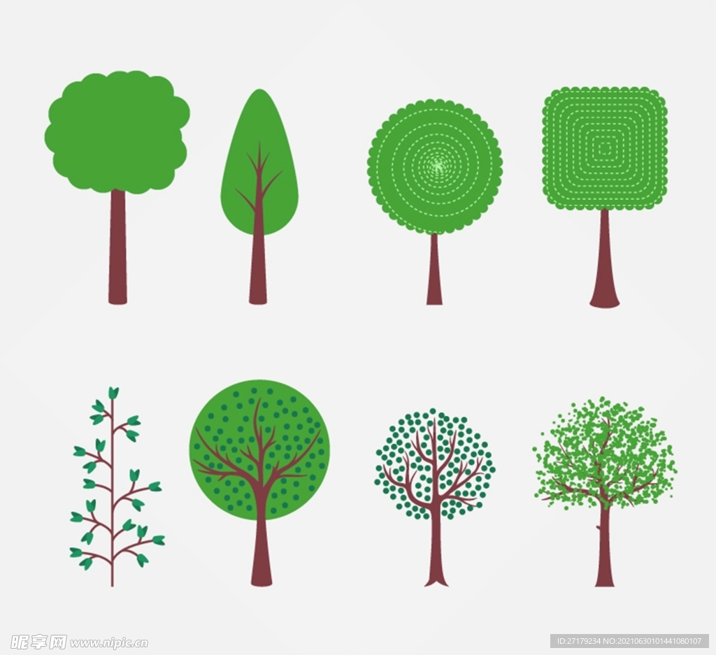 绿色树木设计
